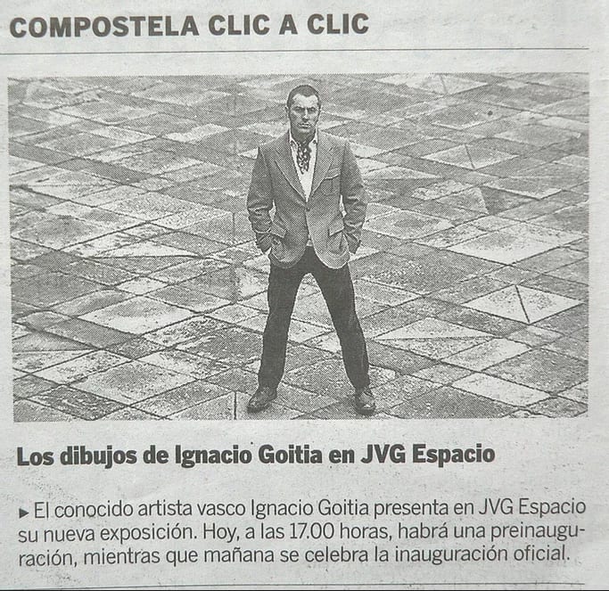 Los dibujos de Ignacio Goitia en JVG Espacio