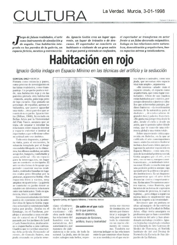 Habitación en rojo