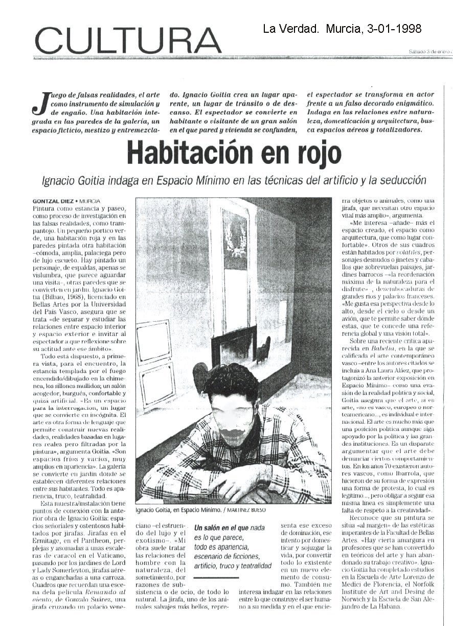 Habitación en rojo