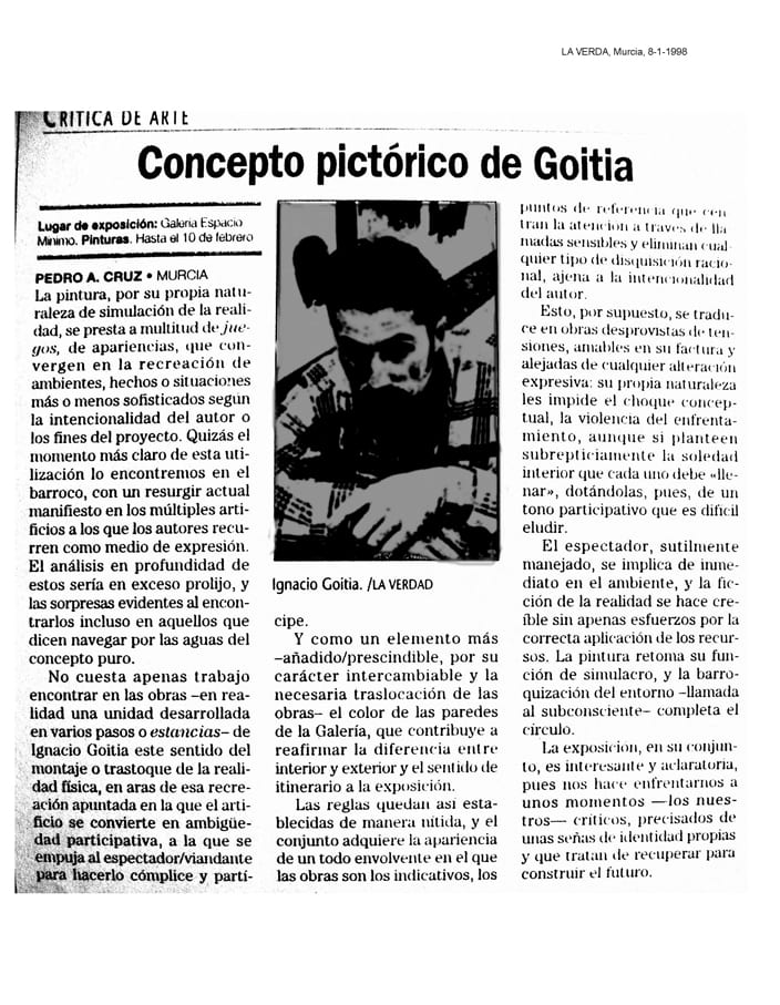 Concepto pictórico de Goitia