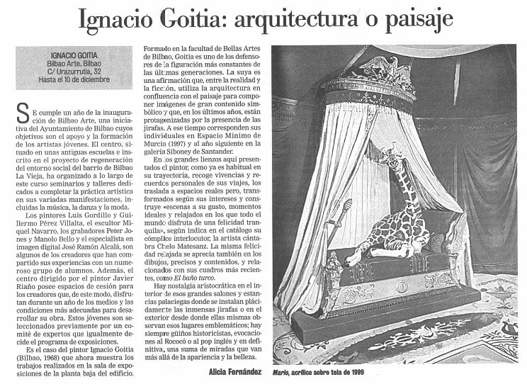 Ignacio Goitia: arquitectura o paisaje