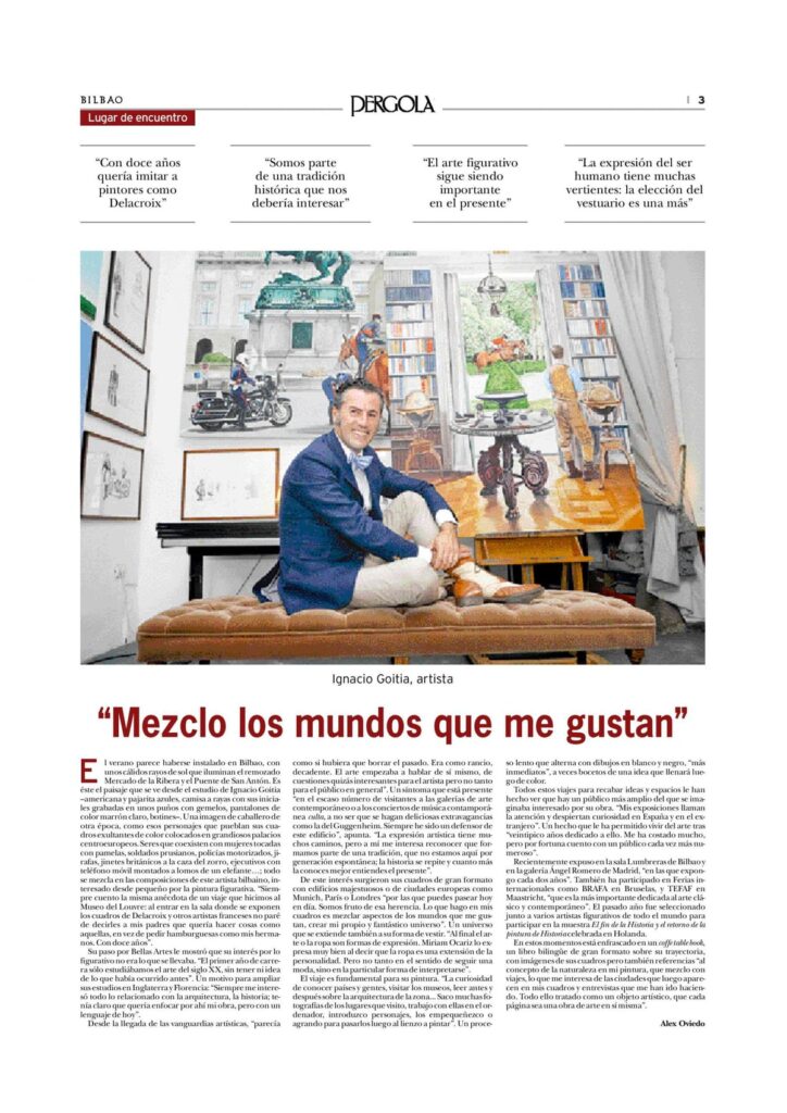 Mezclo los mundos que me gustan
