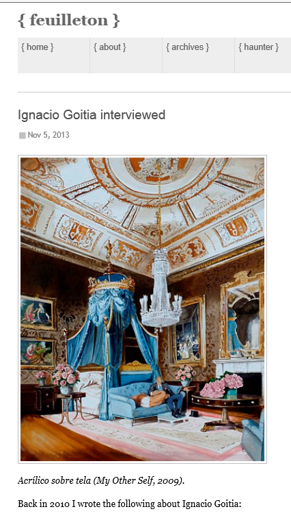 Ignacio Goitia interviewed