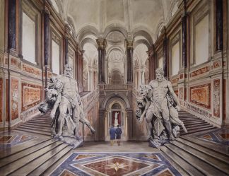 Scala Reggia di Caserta o Camino hacia la luz