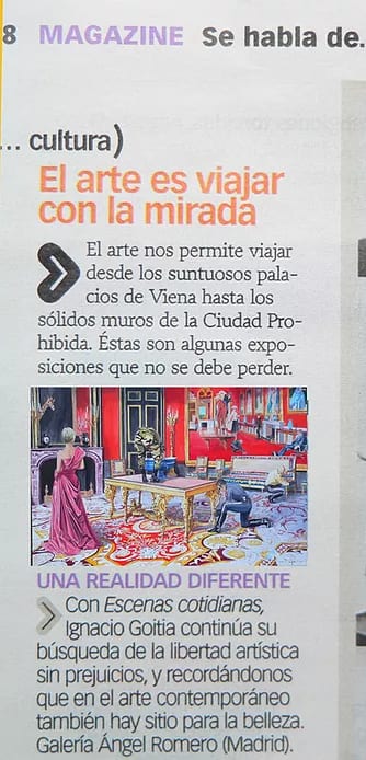 El arte es viajar con la mirada
