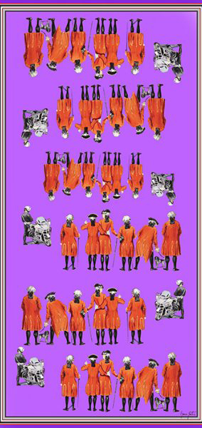 Gentilhombres Púrpura |  Cashmere Lana Seda