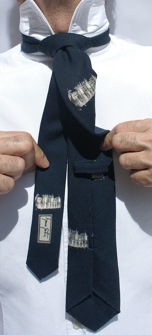 Chambord Azul Lana | Corbata Lana