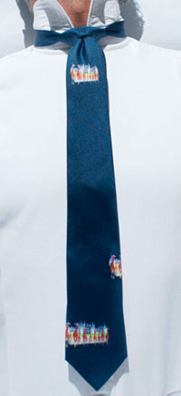 Chambord Azul | Corbata Seda