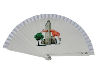 Abanico fatiron blanco