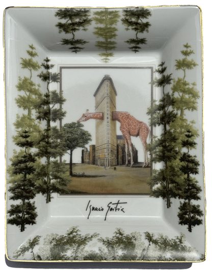 Vaciabolsillos Flatirón Bosque | Porcelana