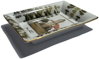 Vaciabolsillos Flatirón Bosque | Porcelana