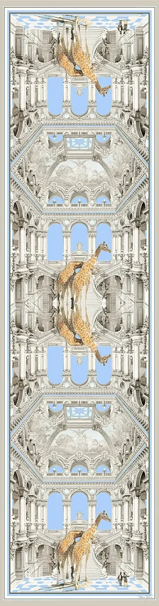 Paláis Garnier Azul | Bufandas