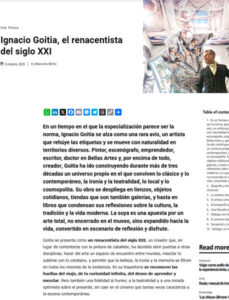 Ignacio Goitia, el renacentista del siglo XXI