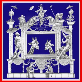 Jirafas Grisalla Azulón | Pochette