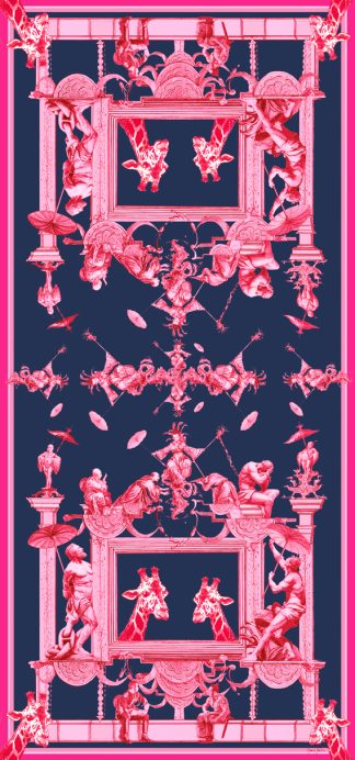 Azul y Fucsia | Lino