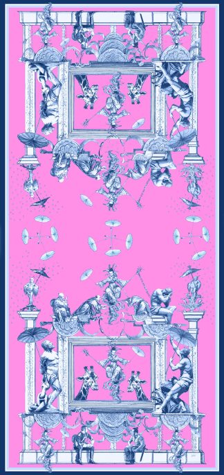 Fucsia y Prusia | Seda