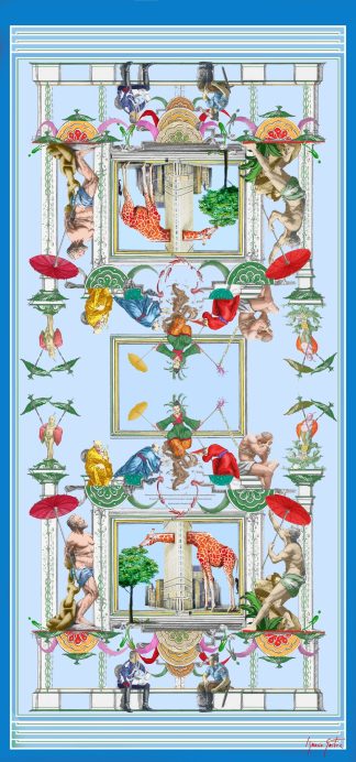 Flatiron Azul Claro | Seda