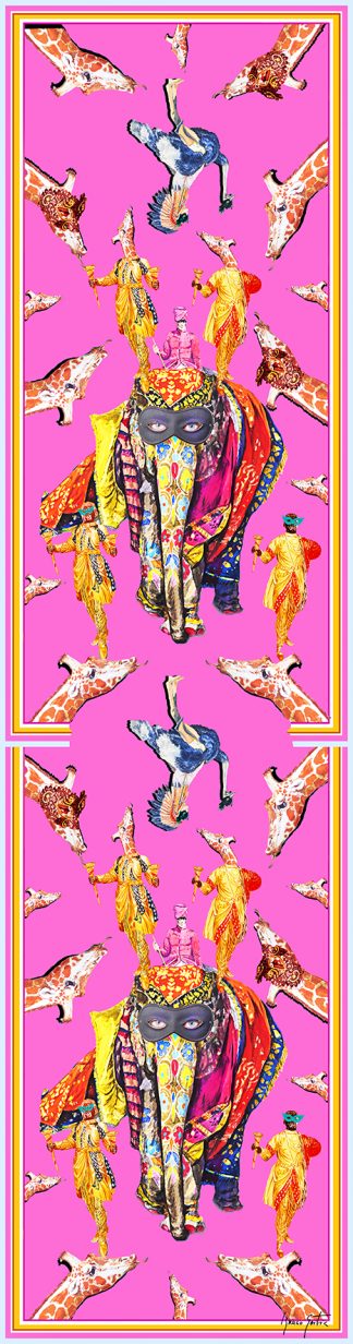 Carnaval  Fucsia | Bufanda