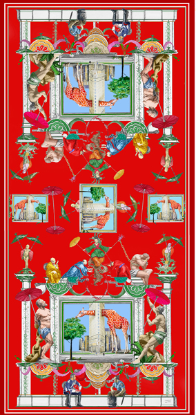 Flatiron Rojo | Seda