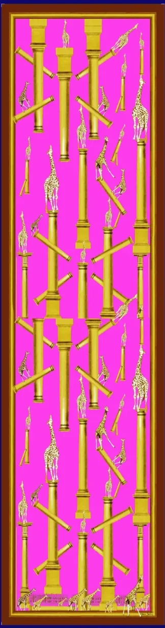 Columnas Fucsia | Bufanda