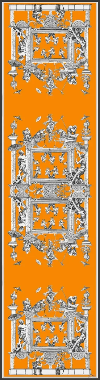 Grisalla Naranja | Bufanda
