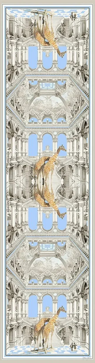 Paláis Garnier Azul | Bufandas