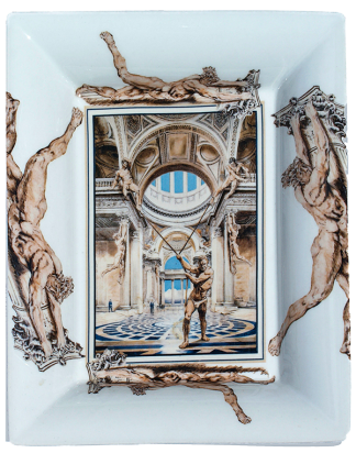 Vaciabolsillos Alegoría del Esfuerzo | Porcelana