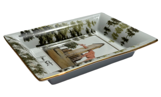 Vaciabolsillos Flatirón Bosque | Porcelana