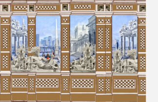 Boiserie Marrón I
