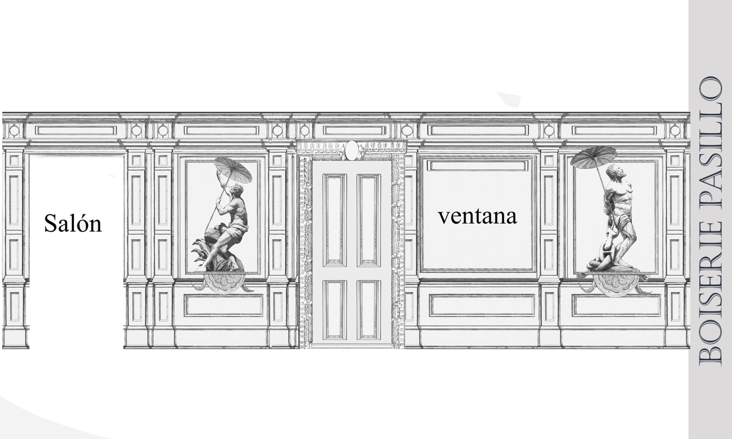 Boiserie Pasillo I
